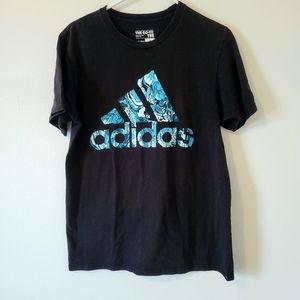 Black Adidas short sleeve T shirt